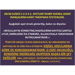 Necm Suresi 1-2-3-4-5. Ayetleri Tahrif Ederek, Kendi İnançlarına .....