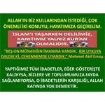 Allah'ın Bİz Kullarından İstediği, Çok Önemli İki Konuyu Hayatımıza Ge