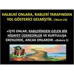 HALBUKİ ONLARA, RABLERI TARAFINDAN YOL GÖSTERİCİ GELMİŞTİR. (NECM 23.)