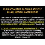 KUR’AN’DA KAFİR OLDULAR SÖZÜYLE ALLAH, KİMLERİ KASTEDİYOR?